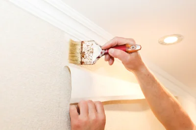 Pose de papier peint à Hibarette — revêtements muraux et toiles de verre